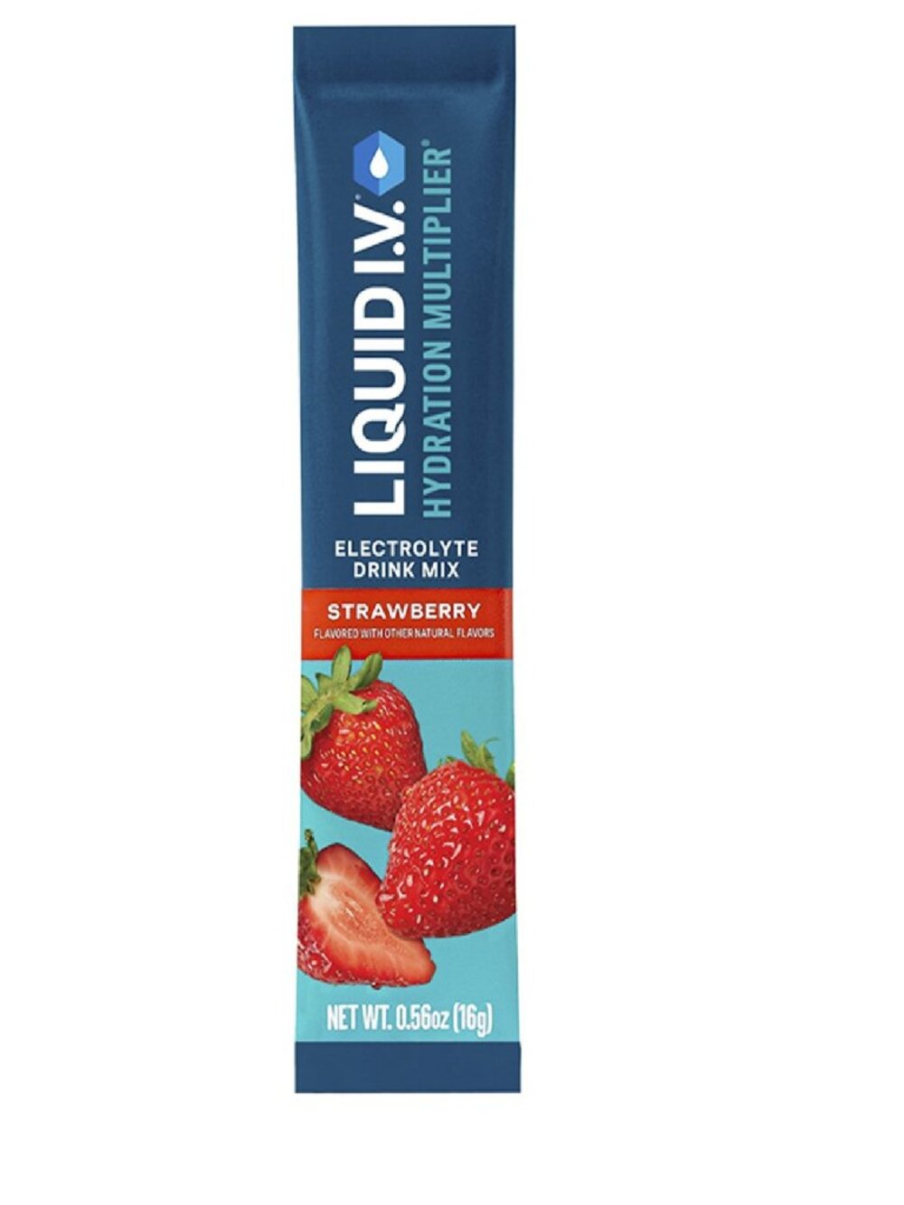 Hydration Electrolyte Drink Mix, Strawberry, 0.56 Oz, 10-Stick Pack
